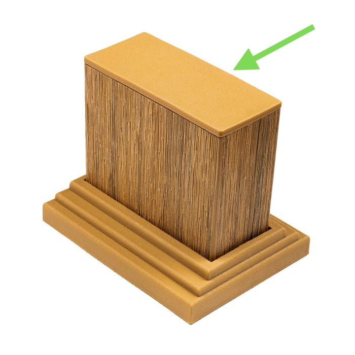 Dangtelis dekoratyviniams profiliams 9 x 4 cm Premium Ąžuolas Winchester Dangtelis dekoratyviniams profiliams 9 x 4 cm Premium Ąžuolas Winchester