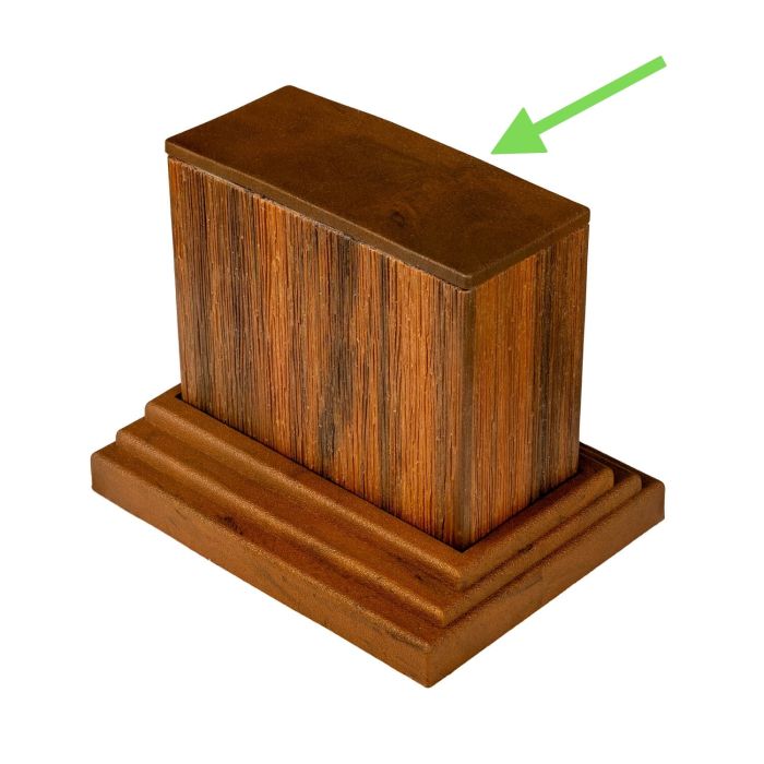 Dangtelis dekoratyviniams profiliams 9 x 4 cm Premium Teak Dangtelis dekoratyviniams profiliams 9 x 4 cm Premium Teak