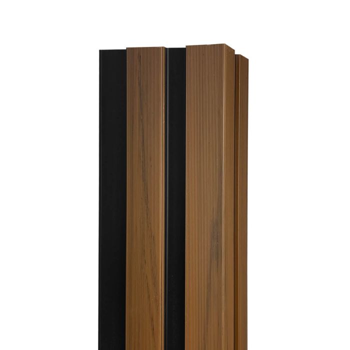 Deska Kompozytowa Narożna Lamelowa DUO Teak/Czarny - dł. 2,9 m Deska Kompozytowa Narożna Lamelowa DUO Teak/Czarny - dł. 2,9 m