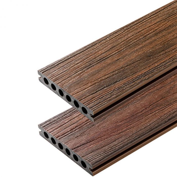 Deska Tarasowa Kompozytowa Premium Teak / Redwood - dł. 3,5 m Deska Tarasowa Kompozytowa Premium Teak / Redwood - dł. 3,5 m