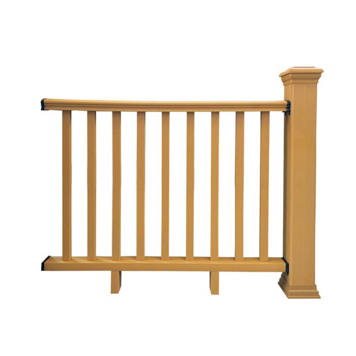 Balustrada kompozytowa Dąb Jasny 157 x 113 cm (2 słupki) Balustrada kompozytowa Dąb Jasny 157 x 113 cm (2 słupki)