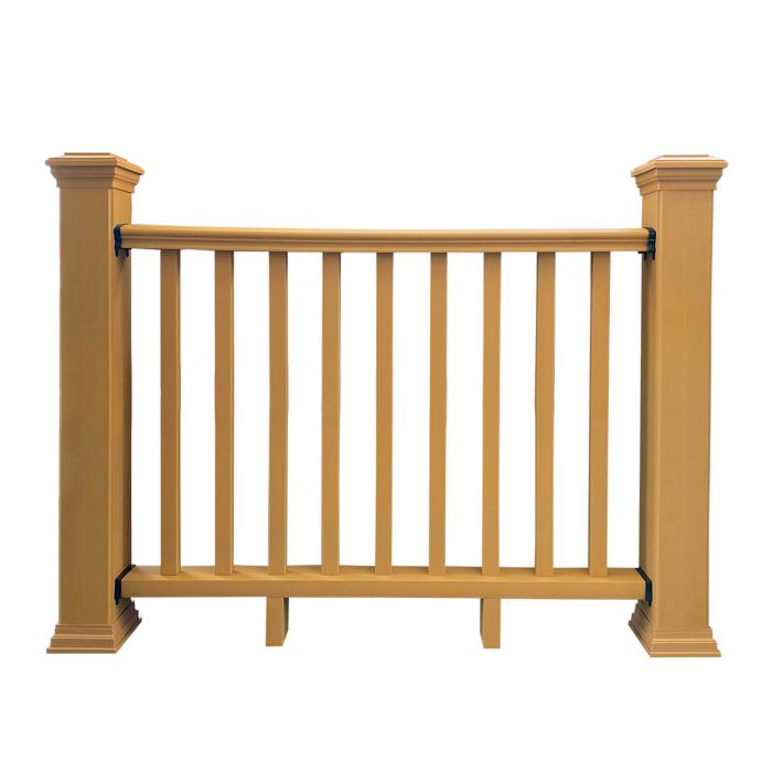 Balustrada kompozytowa Dąb Jasny 157 x 113 cm (2 słupki) Balustrada kompozytowa Dąb Jasny 157 x 113 cm (2 słupki)