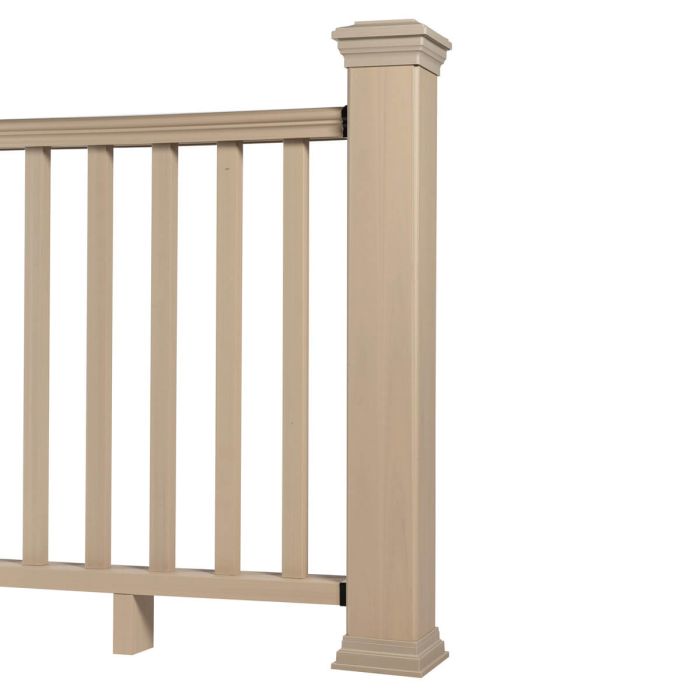 Balustrada kompozytowa Ecru 157 x 113 cm (2 słupki) Balustrada kompozytowa Ecru 157 x 113 cm (2 słupki)