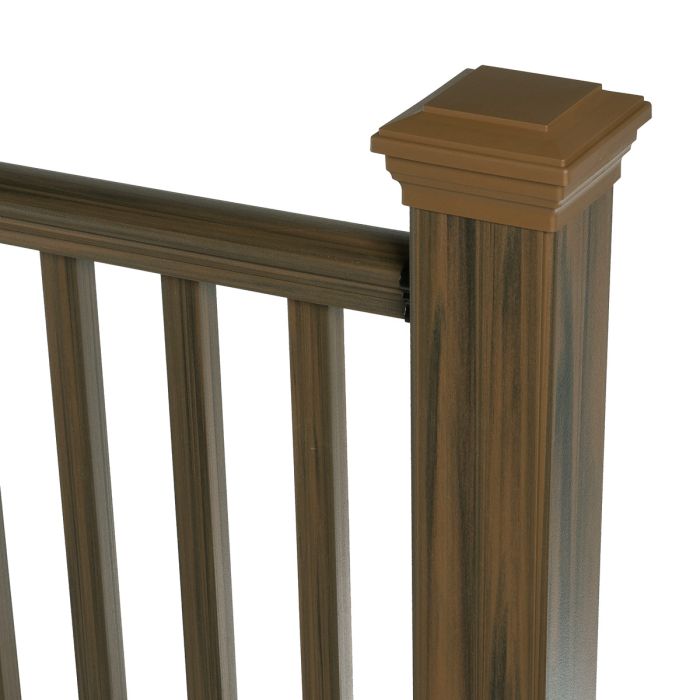Balustrada kompozytowa Teak – 8 tralek – 140 x 113 cm (1 słupek) Balustrada kompozytowa Teak – 8 tralek – 140 x 113 cm (1 słupek)
