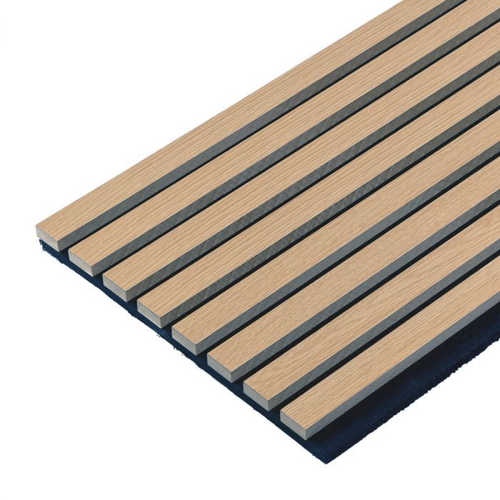 Lamele ścienne akustyczne na filcu Dąb Sonoma 2 x 32 cm – dł. 2,7 m Lamele ścienne akustyczne na filcu Dąb Sonoma 2 x 32 cm – dł. 2,7 m
