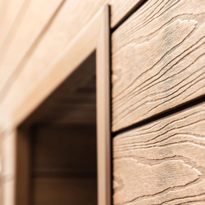 Deska Elewacyjna Kompozytowa Szczotkowana Premium Teak – dł. 3,6 m Deska Elewacyjna Kompozytowa Szczotkowana Premium Teak – dł. 3,6 m