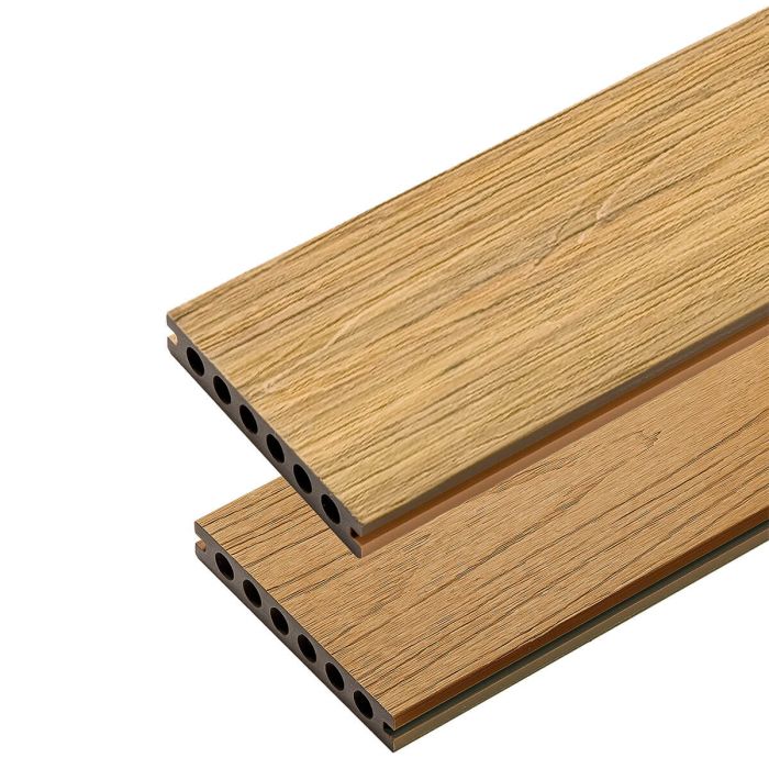 Deska Tarasowa Kompozytowa Premium Dąb Naturalny / Dąb Winchester – dł. 3,5 m Deska Tarasowa Kompozytowa Premium Dąb Naturalny / Dąb Winchester – dł. 3,5 m