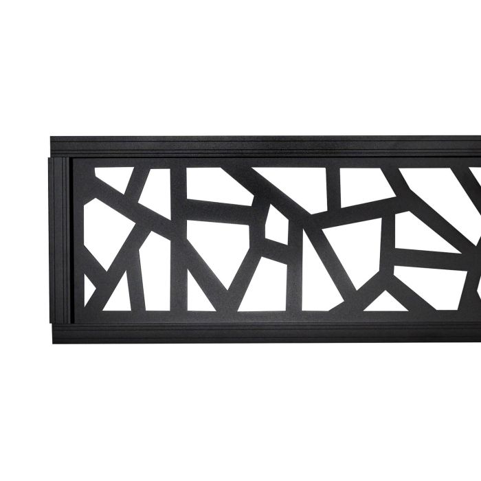 Dekoratyvinė tvoros panelė spalvos Artis Antracito 30 x 180 cm Dekoratyvinė tvoros panelė spalvos Artis Antracito 30 x 180 cm