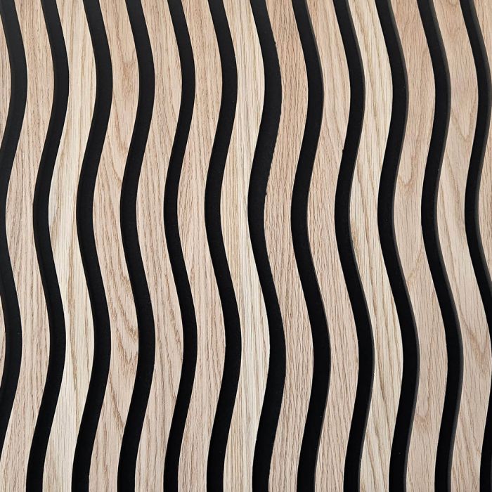 Lamele ścienne akustyczne na filcu S-Line Dąb Naturalny Fornir 2,1 x 30,5 cm – dł. 2,7 m Lamele ścienne akustyczne na filcu S-Line Dąb Naturalny Fornir 2,1 x 30,5 cm – dł. 2,7 m
