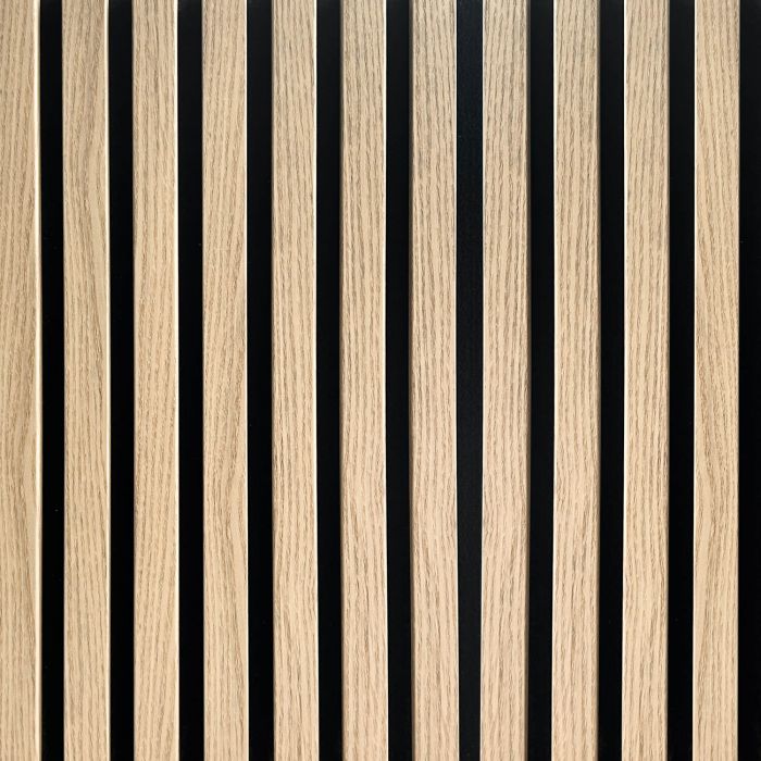 Lamele ścienne akustyczne na filcu Dąb Jasny 2,1 x 30,5 cm – dł. 2,7 m Lamele ścienne akustyczne na filcu Dąb Jasny 2,1 x 30,5 cm – dł. 2,7 m