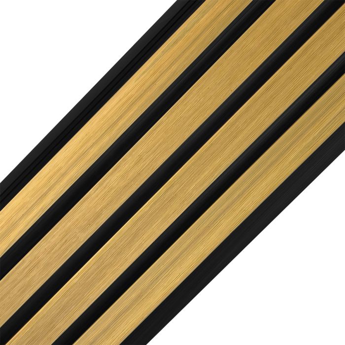 Deska Elewacyjna Kompozytowa Lamelowa Trapez Light Oak / Czarny – dł. 2,9 m Deska Elewacyjna Kompozytowa Lamelowa Trapez Light Oak / Czarny – dł. 2,9 m