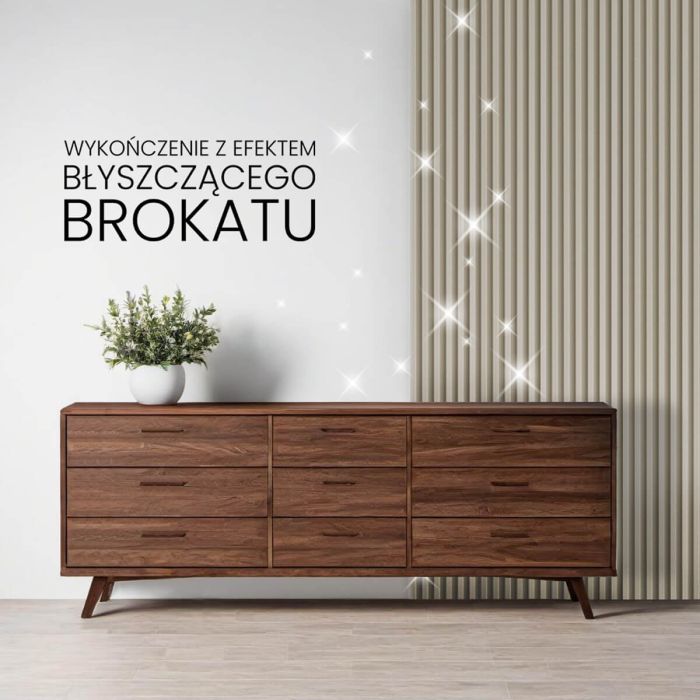 Listwa Lamelowa Startowa Ecru Brokat 2,4 x 2,4 cm – dł. 2,7 m Listwa Lamelowa Startowa Ecru Brokat 2,4 x 2,4 cm – dł. 2,7 m