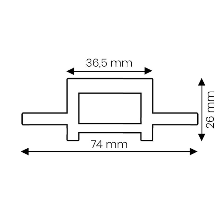 Listwa Kompozytowa Łączeniowa Lamelowa Premium Teak – dł. 2,9 m Listwa Kompozytowa Łączeniowa Lamelowa Premium Teak – dł. 2,9 m