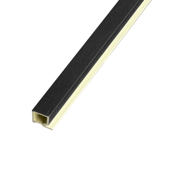 Listwa Lamelowa Startowa Czarny Brokat 2,4 x 2,4 cm – dł. 2,7 m Listwa Lamelowa Startowa Czarny Brokat 2,4 x 2,4 cm – dł. 2,7 m