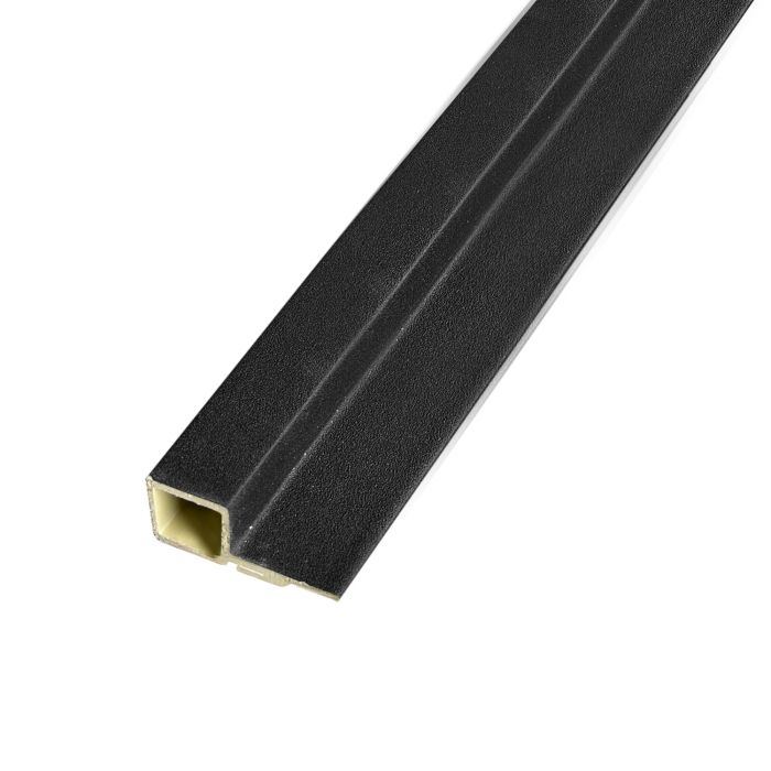 Listwa Lamelowa Zakończeniowa Czarny Brokat 2,4 x 4,3 cm – dł. 2,7 m Listwa Lamelowa Zakończeniowa Czarny Brokat 2,4 x 4,3 cm – dł. 2,7 m