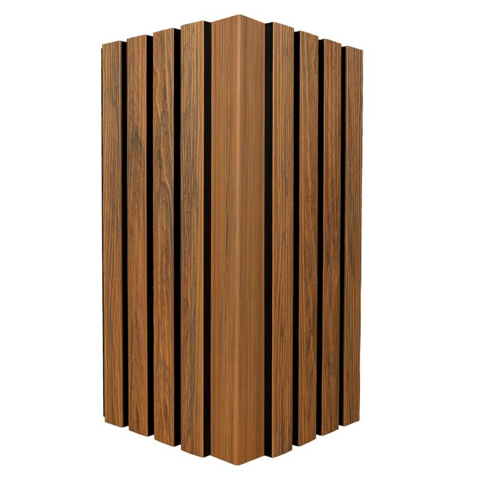 Kampinis kompozitinis profilis Premium Ąžuolas Natūralus 50x50 mm fasado lamelėms – 2,9 m Kampinis kompozitinis profilis Premium Ąžuolas Natūralus 50x50 mm fasado lamelėms – 2,9 m