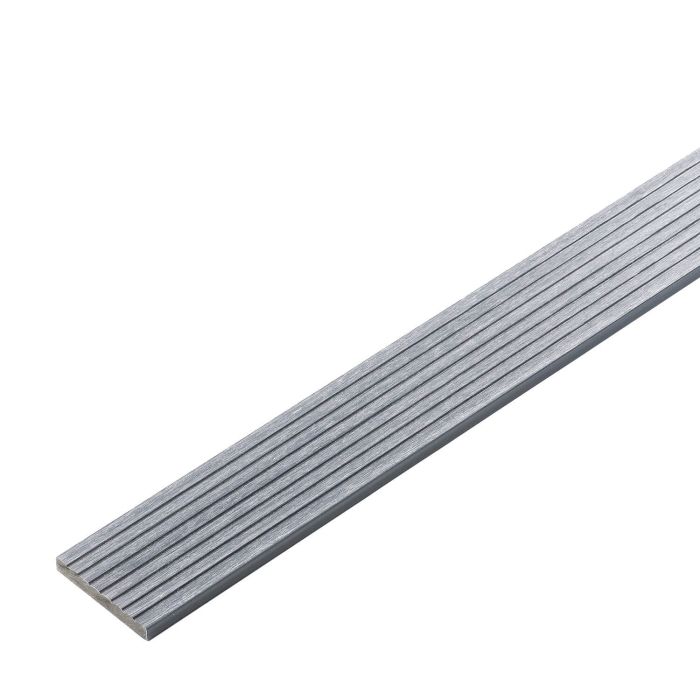 Tiesus kompozitinis apdailos profilis Premium Light Gray 70x10 mm – 2,9 m Tiesus kompozitinis apdailos profilis Premium Light Gray 70x10 mm – 2,9 m