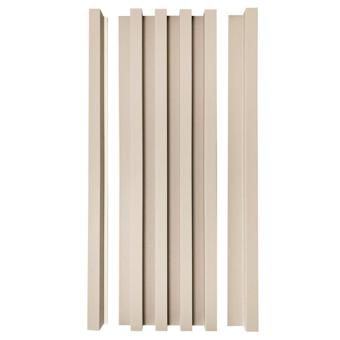 Listwa Lamelowa Startowa Ecru Brokat 2,4 x 2,4 cm – dł. 2,7 m Listwa Lamelowa Startowa Ecru Brokat 2,4 x 2,4 cm – dł. 2,7 m
