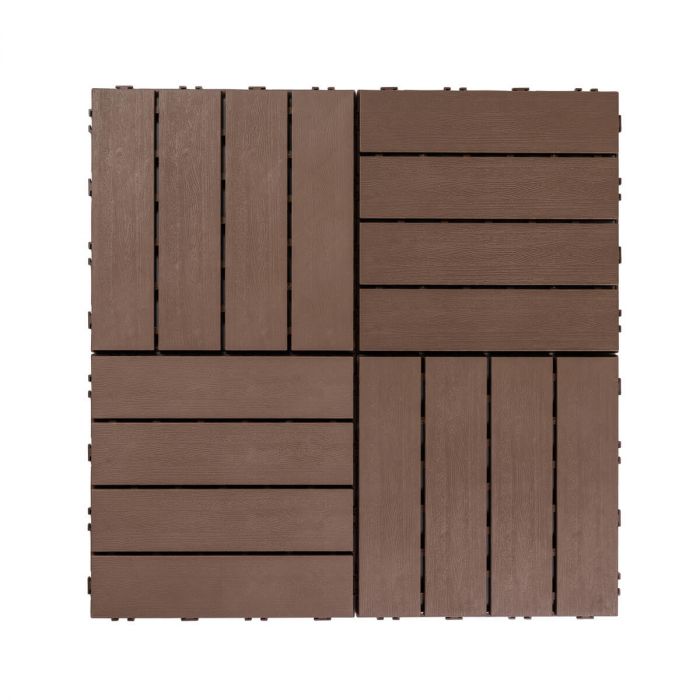 Podest Tarasowy Uni-Floor PCV Eco Antracyt 29 x 29 x 2 cm Podest Tarasowy Uni-Floor PCV Eco Antracyt 29 x 29 x 2 cm