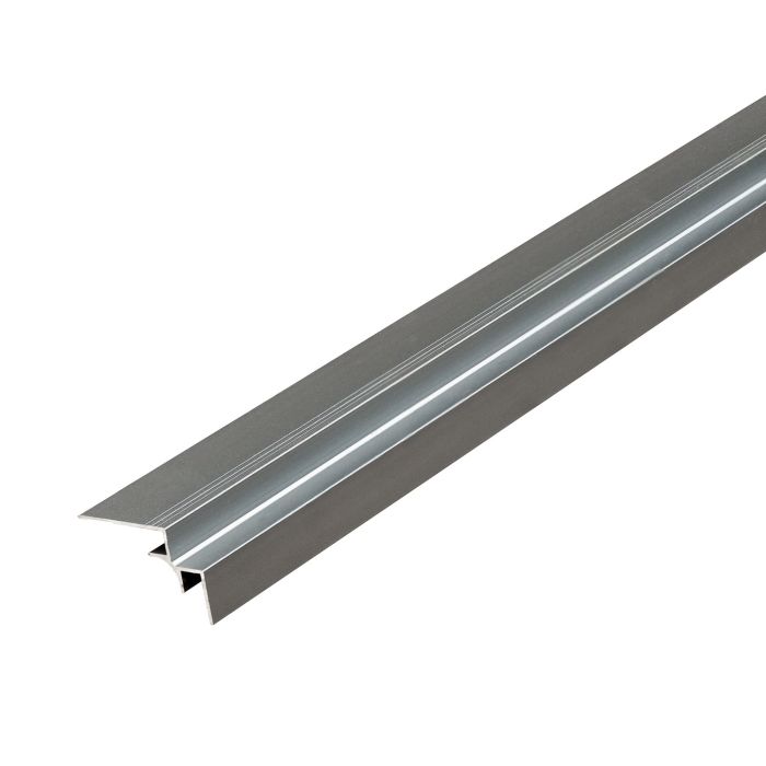 Vidinis aliumininis kampas 3,5 mm sienų plokštėms Tamsiai Pilkas Matinis – 2,9 m Vidinis aliumininis kampas 3,5 mm sienų plokštėms Tamsiai Pilkas Matinis – 2,9 m