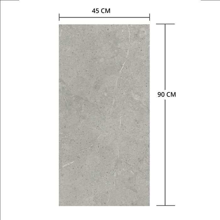 Vinilinės grindų plytelės SPC Akmuo Limestone Pilkas Matinis 90 x 45 cm 4 mm – 5 vnt.