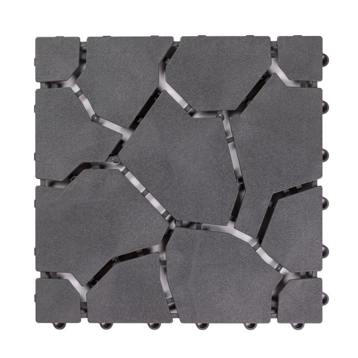 Płytka Ogrodowa Tarasowa Uni-Floor Kamień Szary 28 x 28 x 1,5 cm Płytka Ogrodowa Tarasowa Uni-Floor Kamień Szary 28 x 28 x 1,5 cm