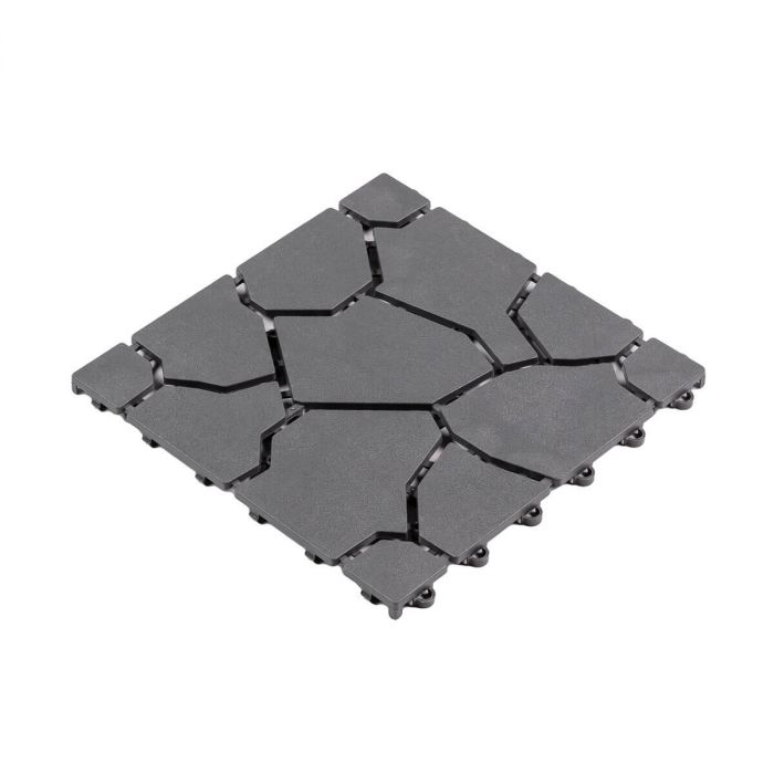 Płytka Ogrodowa Tarasowa Uni-Floor Kamień Szary 28 x 28 x 1,5 cm Płytka Ogrodowa Tarasowa Uni-Floor Kamień Szary 28 x 28 x 1,5 cm