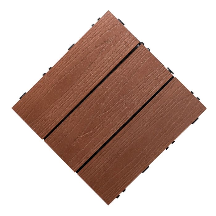 Plytelė terasinė kompozitinė 3D Solid Mahagono 30 x 30 x 2,5 cm Plytelė terasinė kompozitinė 3D Solid Mahagono 30 x 30 x 2,5 cm