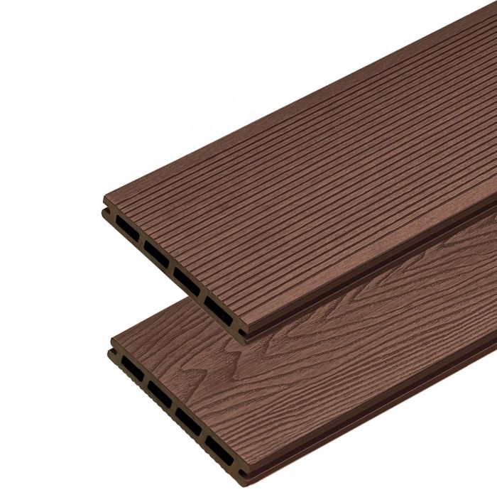 Deska Tarasowa Kompozytowa 3D Classic Ciemny Brąz – dł. 2,2 m Deska Tarasowa Kompozytowa 3D Classic Ciemny Brąz – dł. 2,2 m