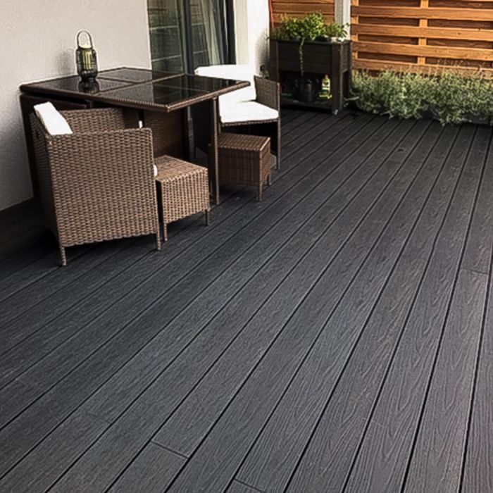 Deska Tarasowa Kompozytowa Premium Gray / Antracyt – dł. 3,5 m