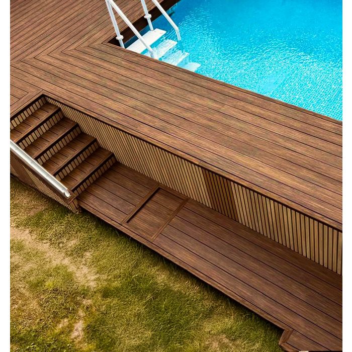 Deska Tarasowa Kompozytowa Premium Teak / Redwood - dł. 3 m