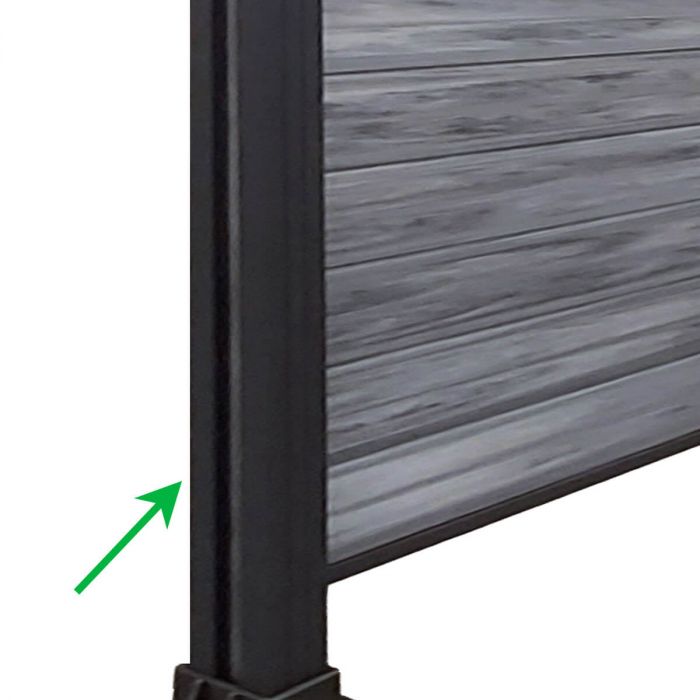 Słupek Ogrodzeniowy Aluminiowy 68x68 mm – dł. 2,4 m Słupek Ogrodzeniowy Aluminiowy 68x68 mm – dł. 2,4 m
