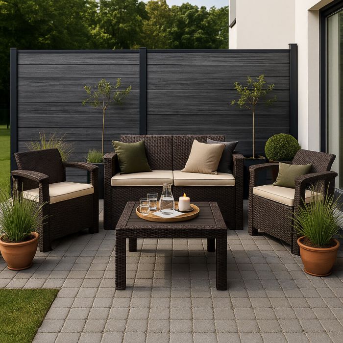 Deska Ogrodzeniowa Premium Antracyt 162 x 20 mm – dł. 1,8 m Deska Ogrodzeniowa Premium Antracyt 162 x 20 mm – dł. 1,8 m