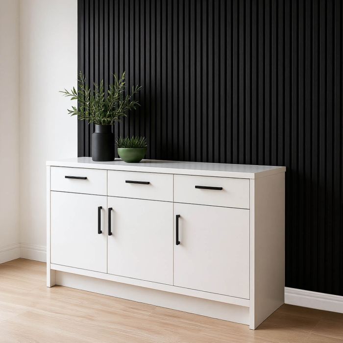 Lamele Ścienne Dekoracyjne Czarny Brokat 2,4 x 16,8 cm – dł. 2,7 m Lamele Ścienne Dekoracyjne Czarny Brokat 2,4 x 16,8 cm – dł. 2,7 m