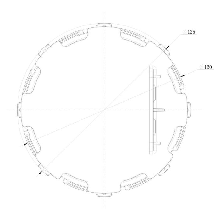 Wspornik Tarasowy Regulowany pod legar ETL 10-15 mm Wspornik Tarasowy Regulowany pod legar ETL 10-15 mm