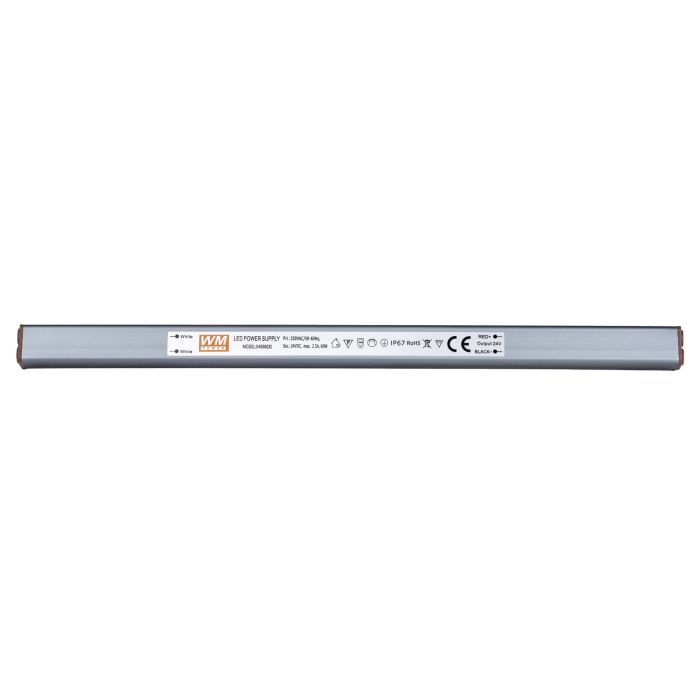Maitinimo šaltinis LED tvoros stulpo šviestuvui – Super Slim | 24V DC | 60W | IP67 Maitinimo šaltinis LED tvoros stulpo šviestuvui – Super Slim | 24V DC | 60W | IP67