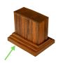 Tvirtinimo elementas dekoratyviniams profiliams 9 x 4 cm Premium Teak