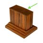 Dangtelis dekoratyviniams profiliams 9 x 4 cm Premium Teak