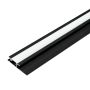 LED jungtis aliumininė 4,5 mm sienų plokštėms Juodas Matinis – 2,9 m