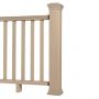 Balustrada kompozytowa Ecru 140 x 113 cm (1 słupek)