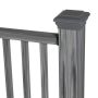 Balustrada kompozytowa Gray 140 x 113 cm (1 słupek)