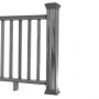 Balustrada kompozytowa Gray 157 x 113 cm (2 słupki)
