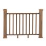 Balustrada kompozytowa Teak 140 x 113 cm (1 słupek)