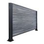 Deska Ogrodzeniowa Standard Antracyt 162 x 20 mm – dł. 1,8 m