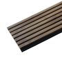 Lamele ścienne akustyczne na filcu Dąb Rustykalny 2,1 x 30,5 cm – dł. 2,7 m