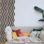 Lamele ścienne akustyczne na filcu S-Line Dąb Ciemny Fornir 2,1 x 30,5 cm – dł. 2,7 m