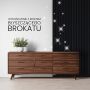 Listwa Lamelowa Startowa Czarny Brokat 2,4 x 2,4 cm – dł. 2,7 m