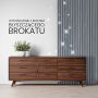 Listwa Lamelowa Startowa Szary Brokat 2,4 x 2,4 cm – dł. 2,7 m