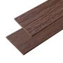 Tiesus kompozitinis apdailos profilis Solid XL Brown 140x10 mm – 3 m