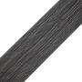 Tiesus kompozitinis apdailos profilis Solid XL Gray 140x10 mm – 3 m